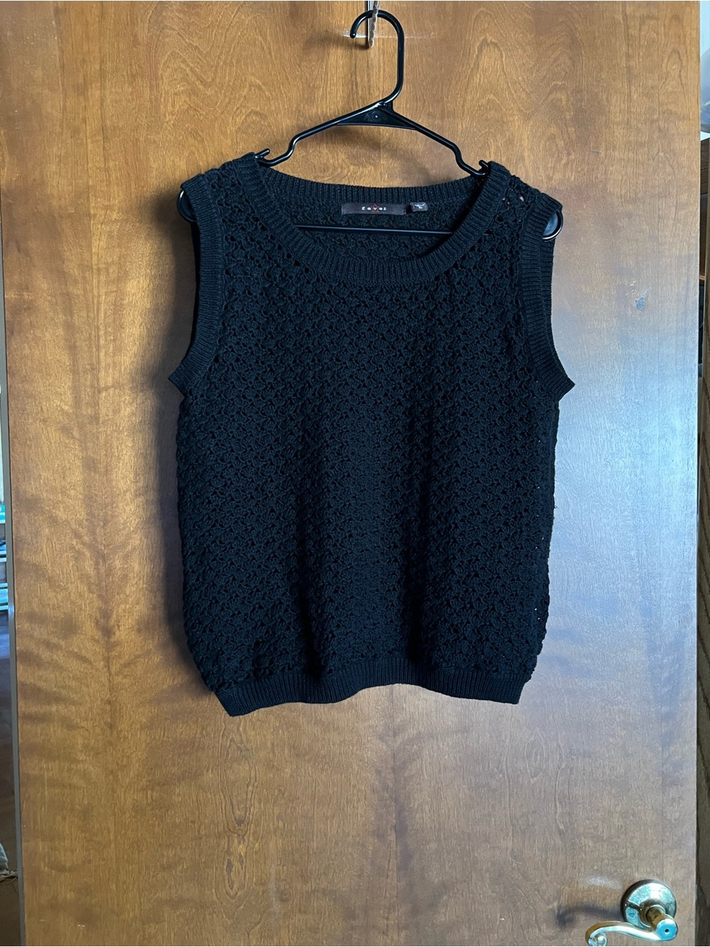 Fever Black Knit Sleeveless Tank